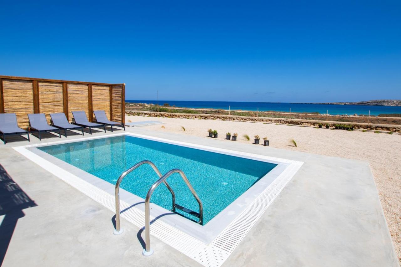 Cato Agro 5, Seafront Villa With Private Pool Afiartis エクステリア 写真